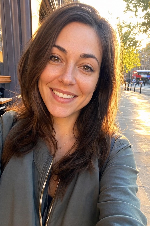 Example profile selfie